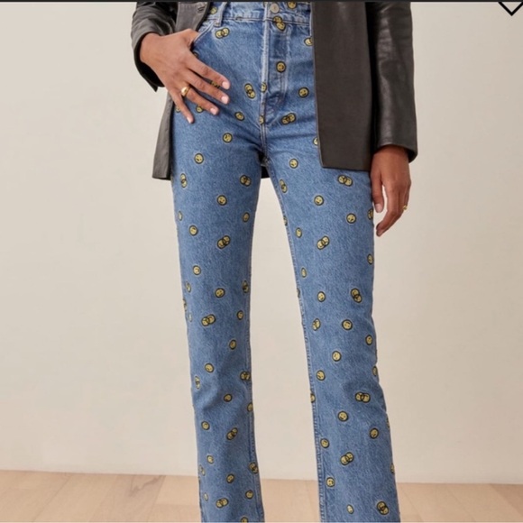 Reformation Denim - Reformation Mixed Emotions High Rise Straight Jeans nwot
